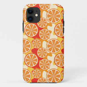 Retro Orange Citrus Pattern Case-Mate iPhone Case