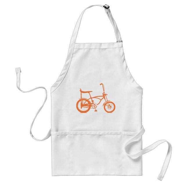 Retro Orange Krate Banana Seat Bike Standard Apron (Front)