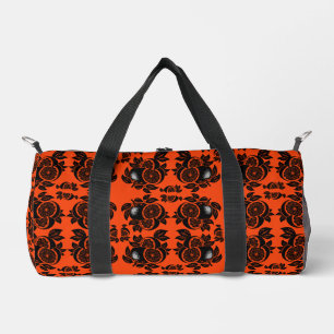 Retro Orange Slice Pattern Duffle Bag