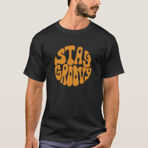 Retro Orange Stay Groovy T-Shirt