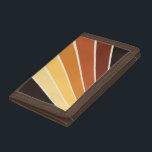 Retro Orange Yellow 70s Stripes Trifold Wallet<br><div class="desc">Retro Orange Yellow 70s Stripes Wallet</div>