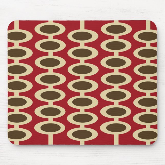 Retro Orb Pattern - mousepad (Front)
