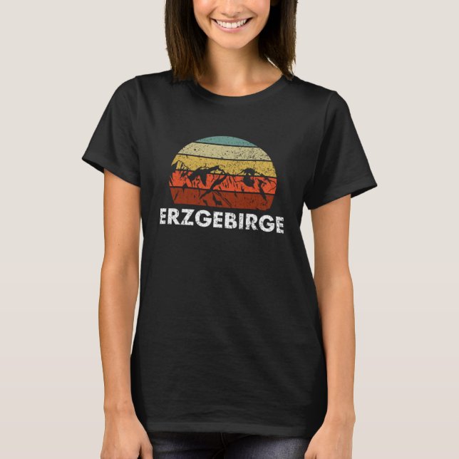 Retro Ore Mountains T-Shirt (Front)