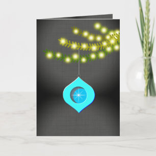 Retro Ornament Holiday Card