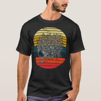 Retro Ornamental Bird Peacock T-Shirt