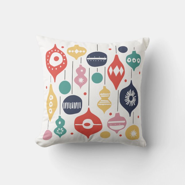 Retro Ornaments Cushion (Front)