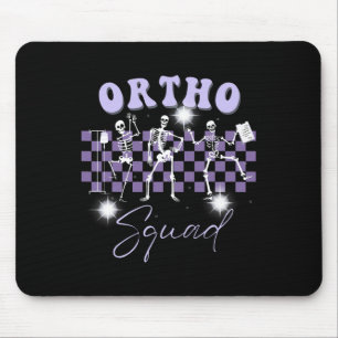 Retro Ortho Squad Dancing Skeleton Orthopaedic Nur Mouse Pad