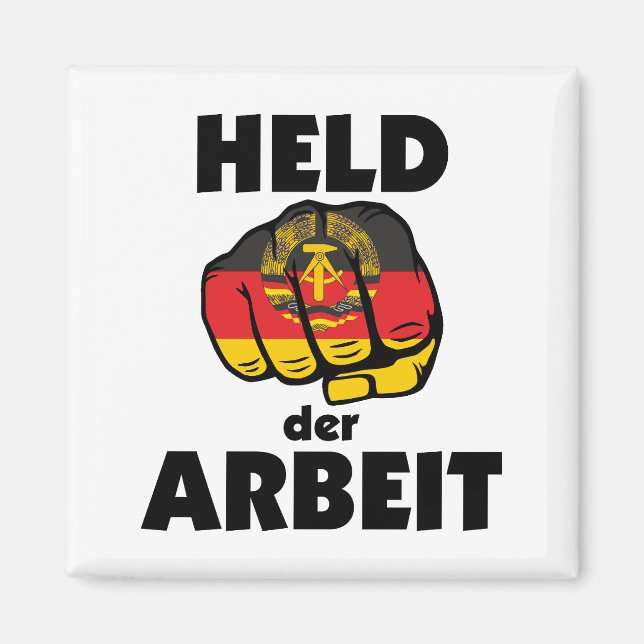 Retro Ostalgie DDR. Hero Magnet (Front)