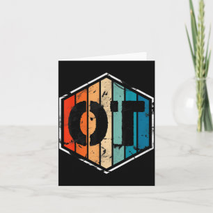 Retro OT Occupational Therapy Funny Party Gift Card