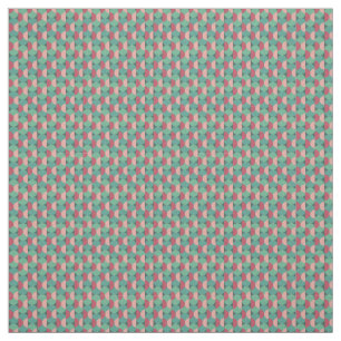 Retro Ovals and Semi-Circles Fabric