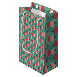 Retro Ovals and Semi-Circles Small Gift Bag