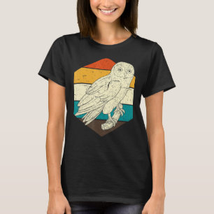 Retro Owl Wise Bird Forest Animal Owl T-Shirt
