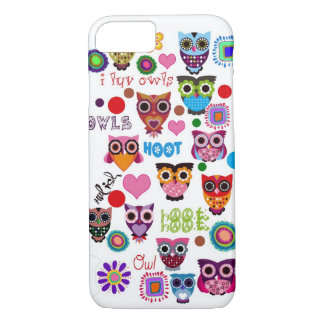 Retro Owls Case-Mate iPhone Case