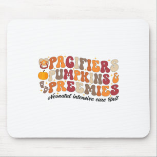 Retro Pacifiers Pumpkins Preemies Thanksgiving Nic Mouse Pad