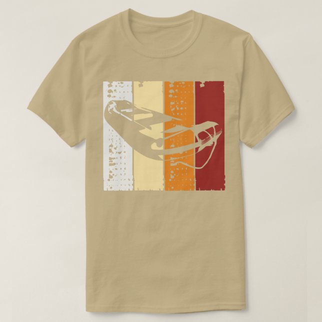 Retro Paddle Boat Rafting Raft Rafter  T-Shirt (Design Front)