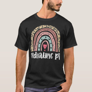 Retro Paediatrics Physical Therapy Rainbow Physica T-Shirt