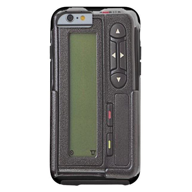 Retro Pager iPhone 6 case (Back)