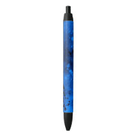 Retro Paint Splatter Effect Blue & Black