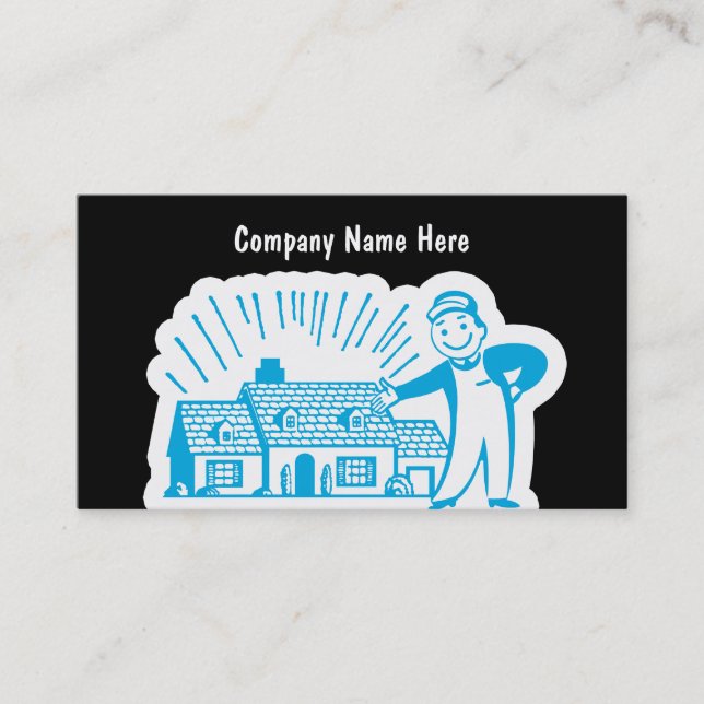 Retro Painter Business Cards (Front)
