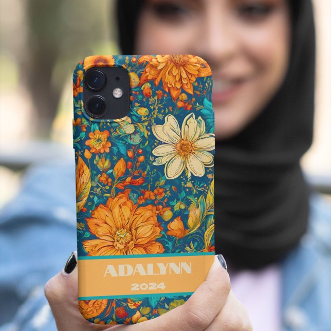 Retro Painting Graduation Gifts for Granddaughter Case-Mate iPhone Case (Retro Painting Graduation Gifts for Granddaughter)