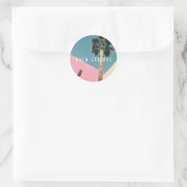 Retro Palm Springs Stickers (Bag)