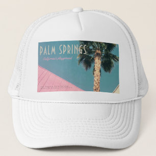 Retro Palm Springs Trucker Hat