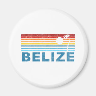 Retro Palm Tree Belise Magnet