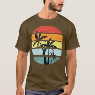 Retro Palm Tree Vintage Surf Tropical Gift Design T-Shirt