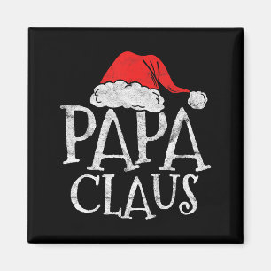Retro Papa Claus Gift Funny Christmas Santa Costum Magnet