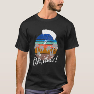 Retro Paraglider Flying over the Mountains Born to T-Shirt