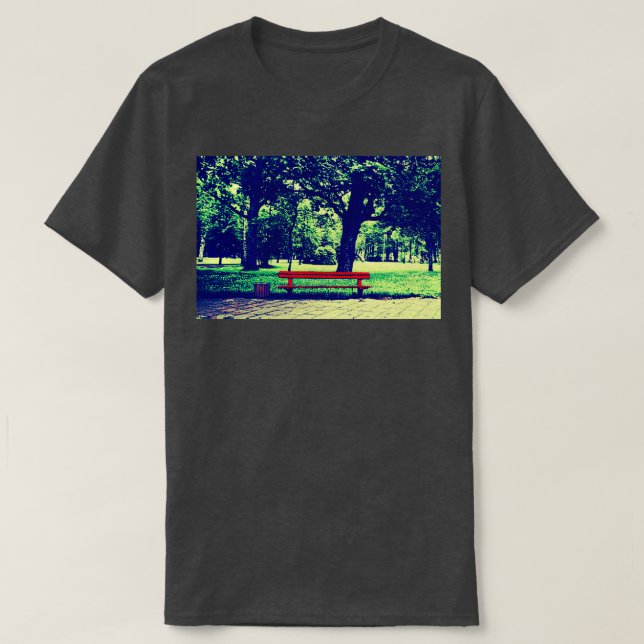 Retro Park Bench T-Shirt (Design Front)