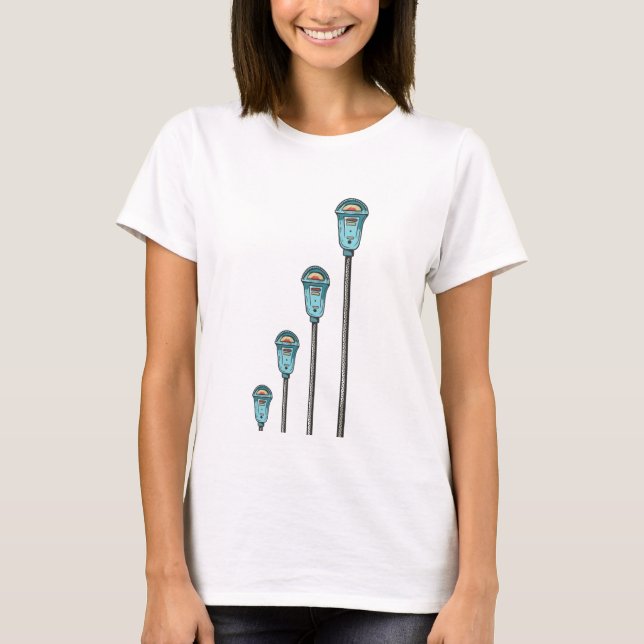 Retro parking meter T-Shirt (Front)