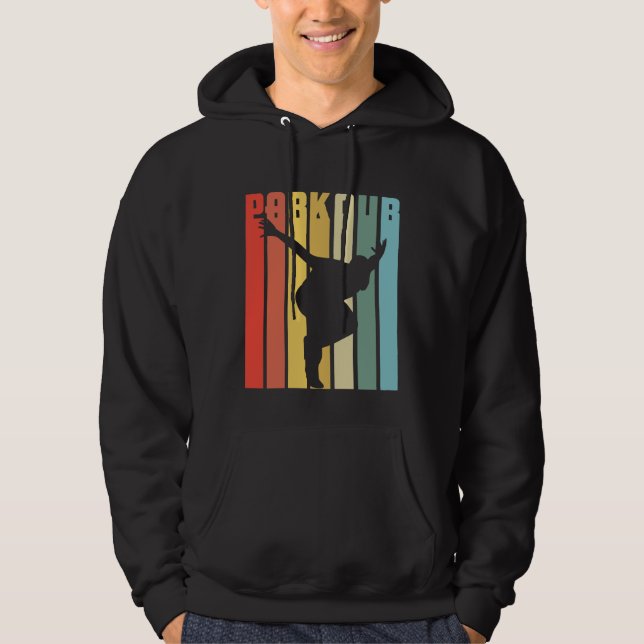 Retro Parkour Gift City Free Running Jump Hoodie (Front)