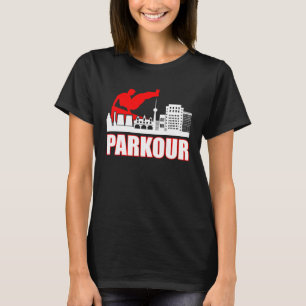 Retro Parkour Sport Climbing Bouldering Parkour T-Shirt