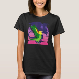 Retro Parrot Dragon I Screaming Double Yellow head T-Shirt