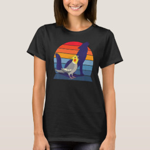 Retro Parrot I Howling Wolf I Screaming Cockatiel T-Shirt