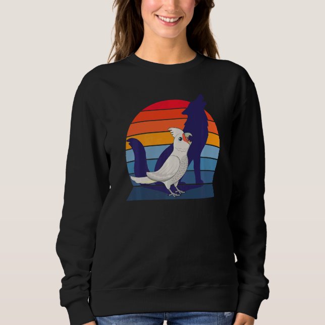 Retro Parrot I Howling Wolf I Screaming Goffin's C Sweatshirt (Front)