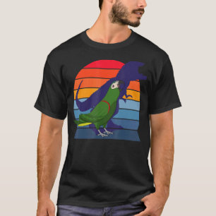 Retro Parrot I Tyrannosaurus Rex I Hahn's Macaw T-Shirt