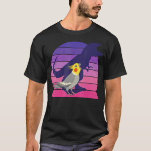 Retro Parrot I Tyrannosaurus Rex I Screaming Cocka T-Shirt
