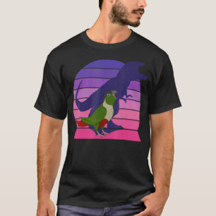 Retro Parrot I Tyrannosaurus Rex I Screaming Green T-Shirt
