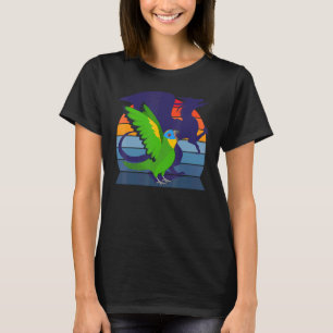 Retro Parrot I Winged Dragon I Orange winged Amazo T-Shirt