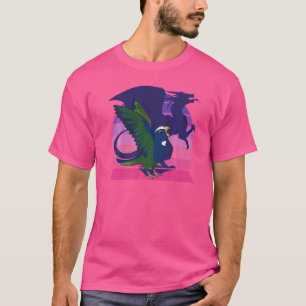 Retro Parrot I Winged Dragon I Screaming White cap T-Shirt
