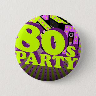 Retro Party 6 Cm Round Badge