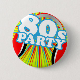 Retro Party 6 Cm Round Badge
