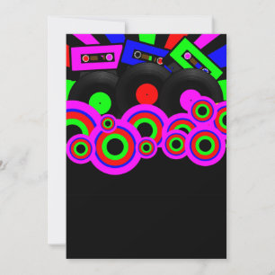 Retro Party Design Invitation