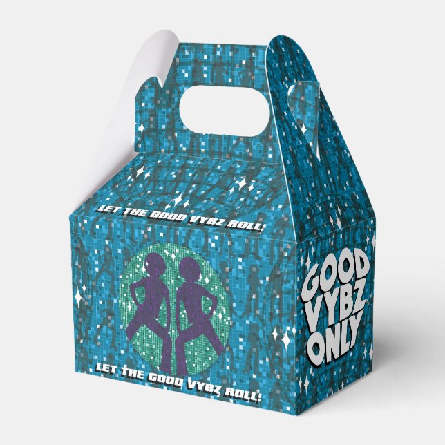 RETRO PARTY FAVOR BOX (Front Side)