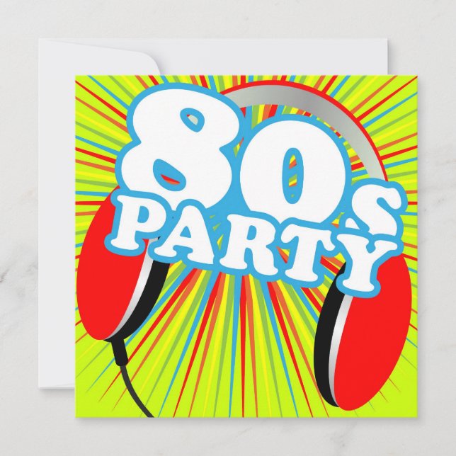 Retro Party Invitation (Front)
