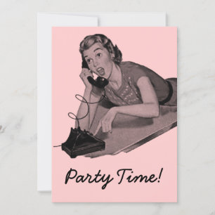 Retro Party Invitation
