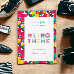 Retro Party Invitation