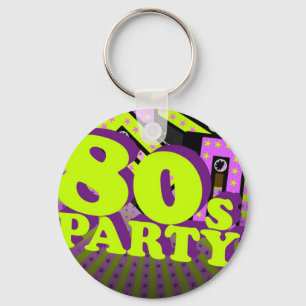 Retro Party Key Ring